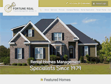 Tablet Screenshot of fortunerealproperty.com